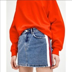 Zara Denim Mini Skirt
